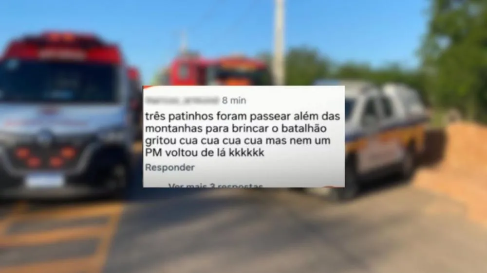 Homem é preso após “zombar” na internet da morte de três militares em acidente aéreo no Vale do Aço