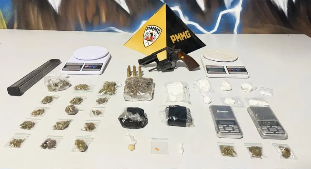 Cinco pessoas são presas por tráfico de drogas e porte ilegal de arma em Ipatinga