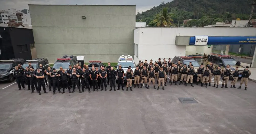 Civil e Militar unem forças em operação com 70 policiais contra homicídios e tráfico em Coronel Fabriciano
