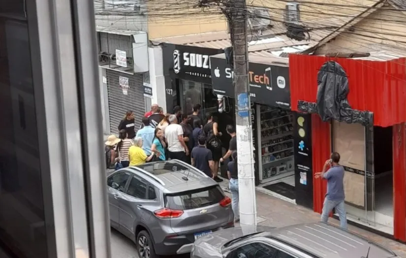 Homem é morto a tiros em barbearia no Centro de Coronel Fabriciano