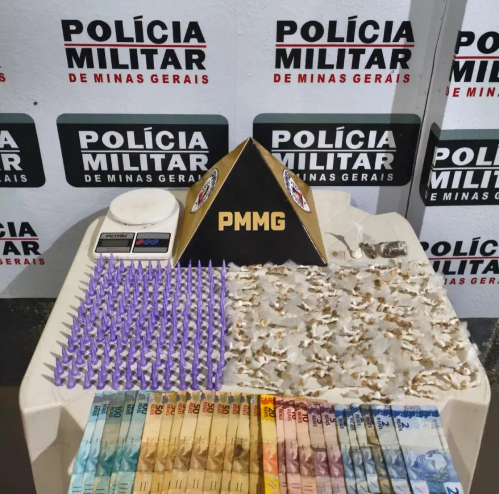 PM prende quatro pessoas e apreende grande quantidade de drogas no Vale do Aço